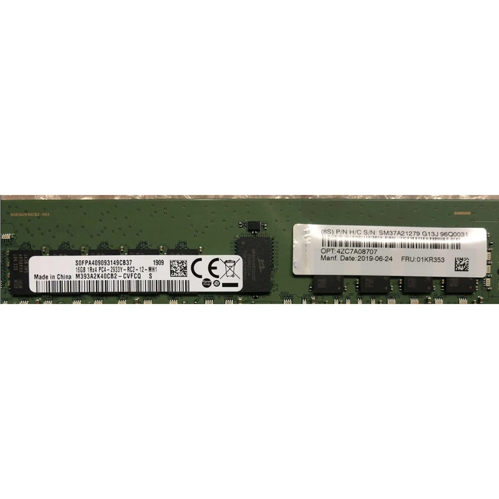 1PCS Server Memory For Lenovo 4ZC7A08707 01KR353 16GB DDR3 2933 1RX4 PC4-2933Y-RDIMM 4 1PCS Server Memory For Lenovo 4ZC7A08707 01KR353 16GB DDR3 2933 1RX4 PC4-2933Y-RDIMM - Image 2