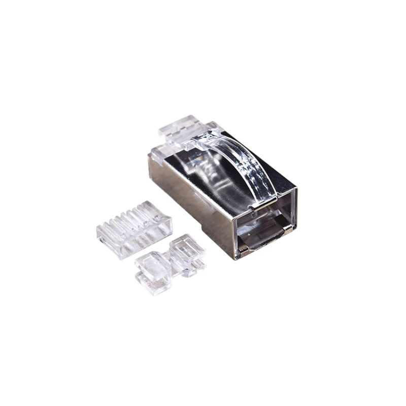 Cheap price ethernet cables module RJ45 8P8C cat6/cat6a shielded connector plug |