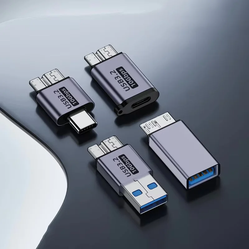 High-Speed USB-C Female to Micro B Male Adapter
