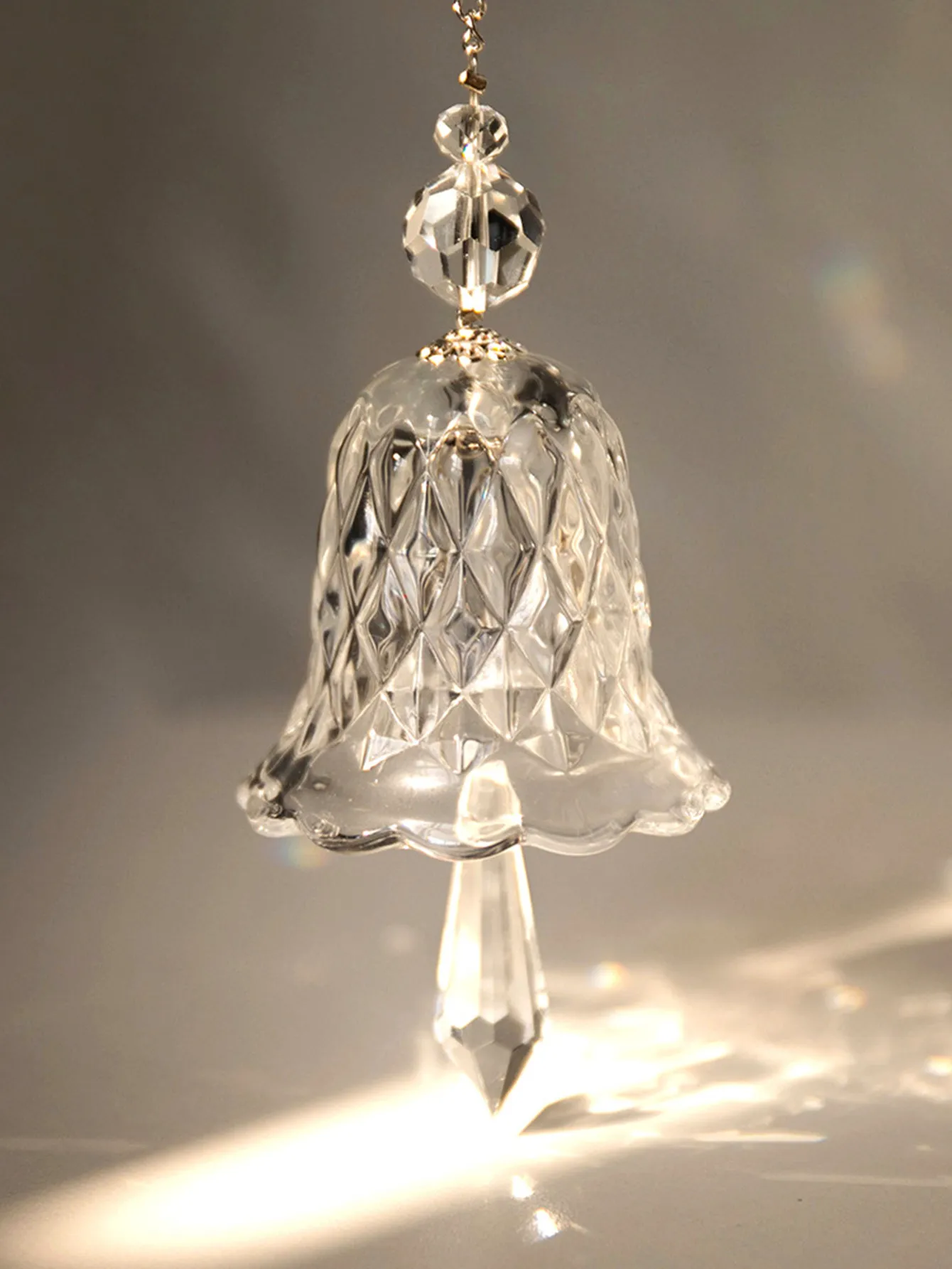 Crystal Wind Chimes Glass Bell Hanging Suncatcher Christmas Decoration Birthday Gift Crystal Bells for Wedding Souvenir 2