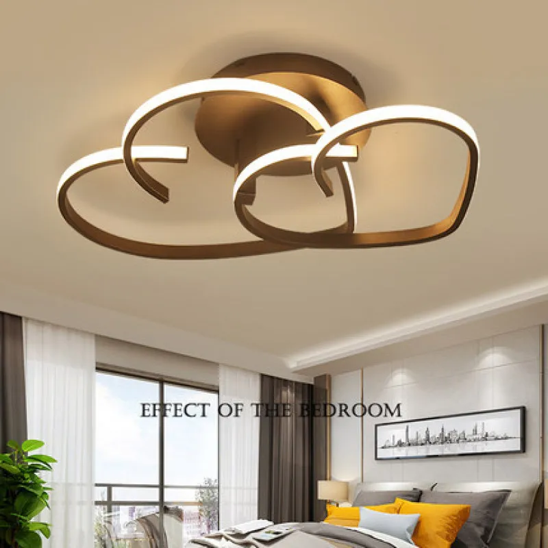 

Bedroom Lamp Simple Modern Led Ceiling Lamp Creative Personality Lamps Bedroom Heart-shaped Lamp Warm Romantic Decoration