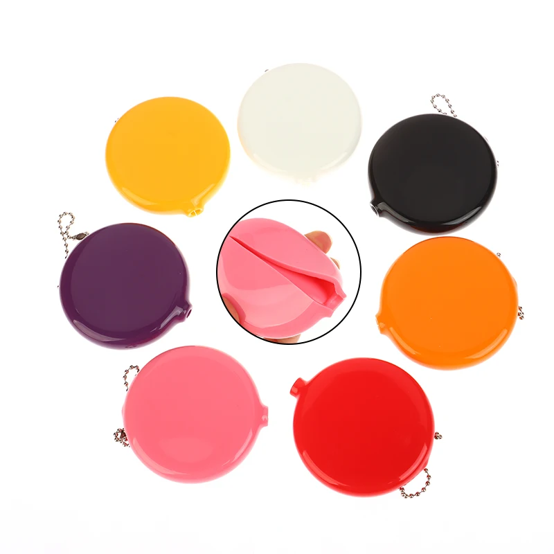 Men Women Silicone Round Zero Wallet Shopping Malls Portable Utility Multifunctional Compact Storage Bag women wallet