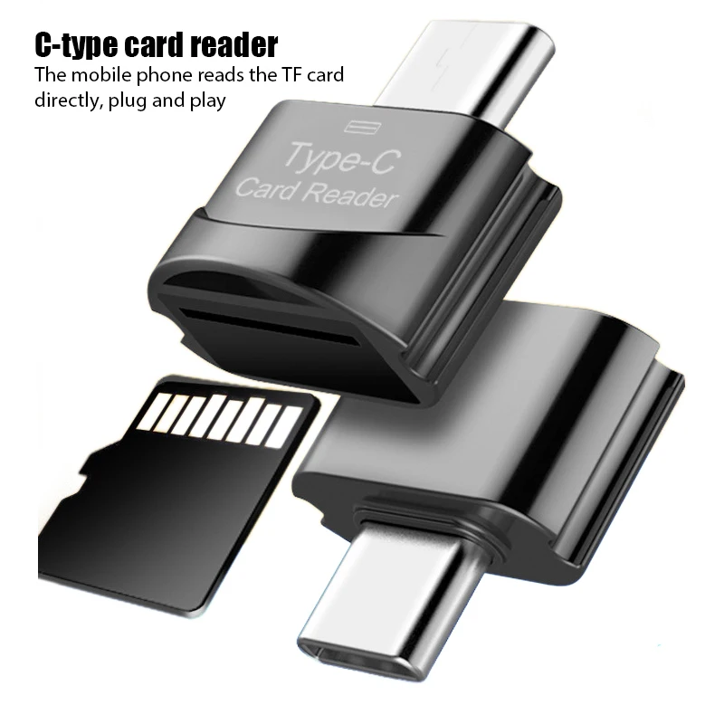 Mini USB 3.1 Type C to Micro SD Card Reader