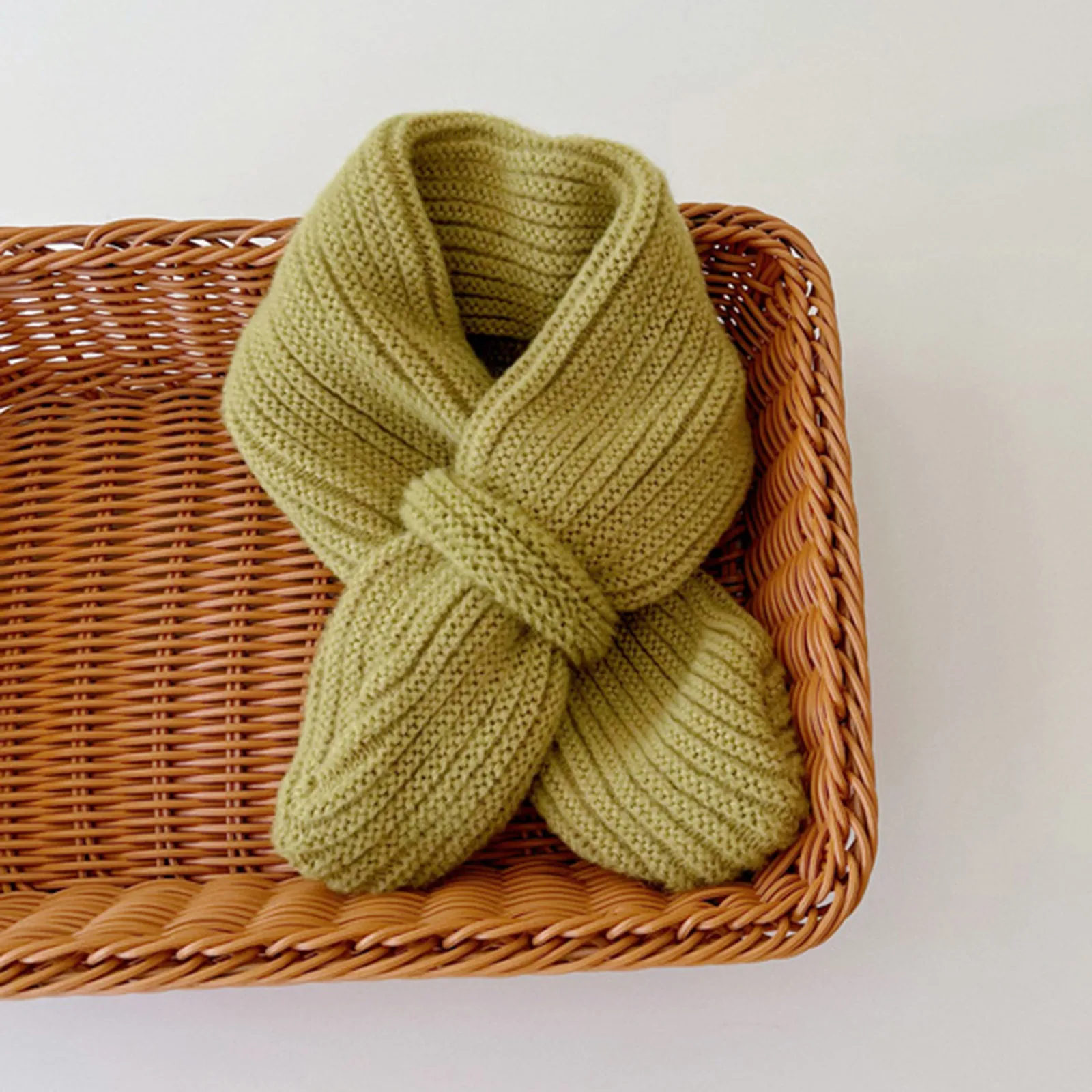 Kids Boys Girls Winter Cotton Knitted Shawl Scarf Soild Color Keep Warm Snood For Children Outdoor Windproof Scarf шарф детский