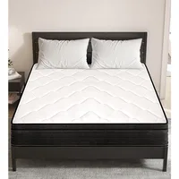 King Size Mattress 12 Inch Hybrid Mattress in a Box with Gel Memory Foam Individually Wrapped Pocket Coils Innerspring 1