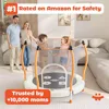 22601-37bff1.jpg 55'' Trampoline for Kids with Safety Enclosure, Indoor & Outdoor Toddler Trampoline, Ultra Safe Design, Perfect Gift for Boys & Girls Ages 1-8