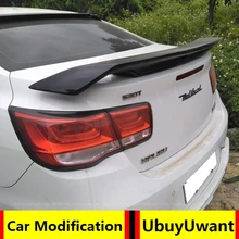 High Quality ABS Plastic Primer Color Car Rear Wing Trunk Lip Spoilers For Chevrolet Malibu 2009- 2018 tanie tanio UBUYUWANT CN (pochodzenie) 3 5kg car tail wing decoration 10cm 2009-2018 china 130cm Spojlery Unpainted color or black professional install highly recommended