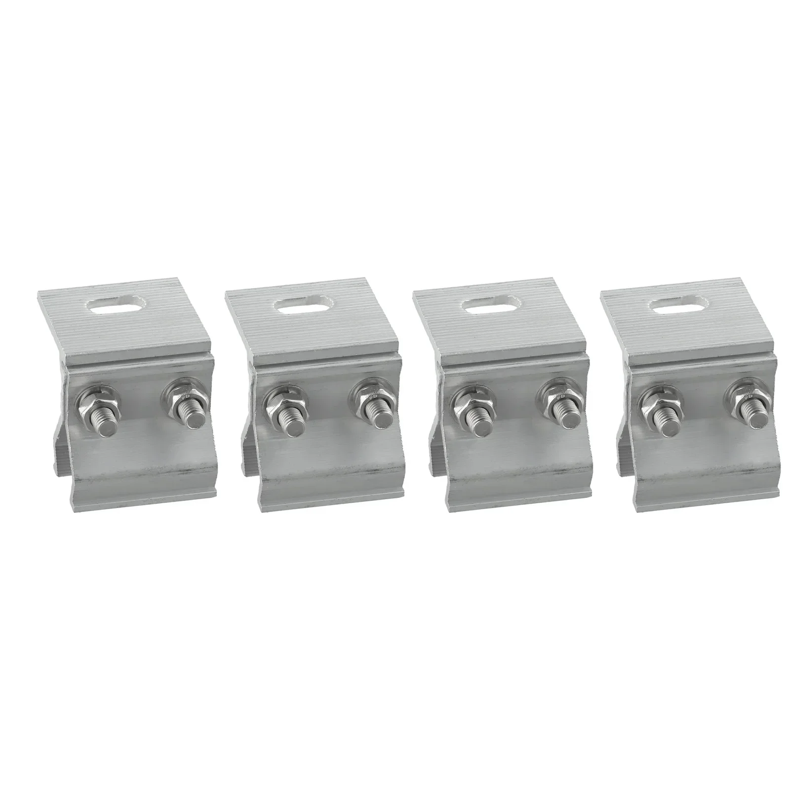 Solar Panel Mount Accessories Mounting Bracket Solar Panel Stainless Steel 4pcs Anodizing Mounting Bracket Sliver And Boat Clear Mill Finish