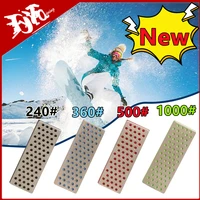 4 Style Diamond Sharpening Stone For Ski Edges Skiing Professional Knife Sharpener 240 360 500 1000 Grit Ski Accessories Outdoor 1