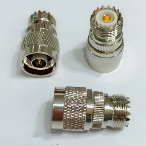 N 수-UHF PL259 SO239 암 잭 동축 스트레이트 RF 어댑터 커넥터, 고품질