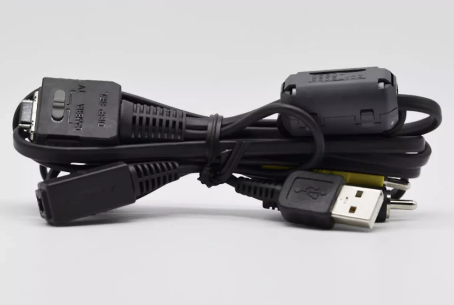 DSC-W50 W55 W80 W90 W100 W300 T10 VMC-MD1 USB A/V 케이블 디지털 카메라 예비 부품 비디오 오디오 연결 와이어