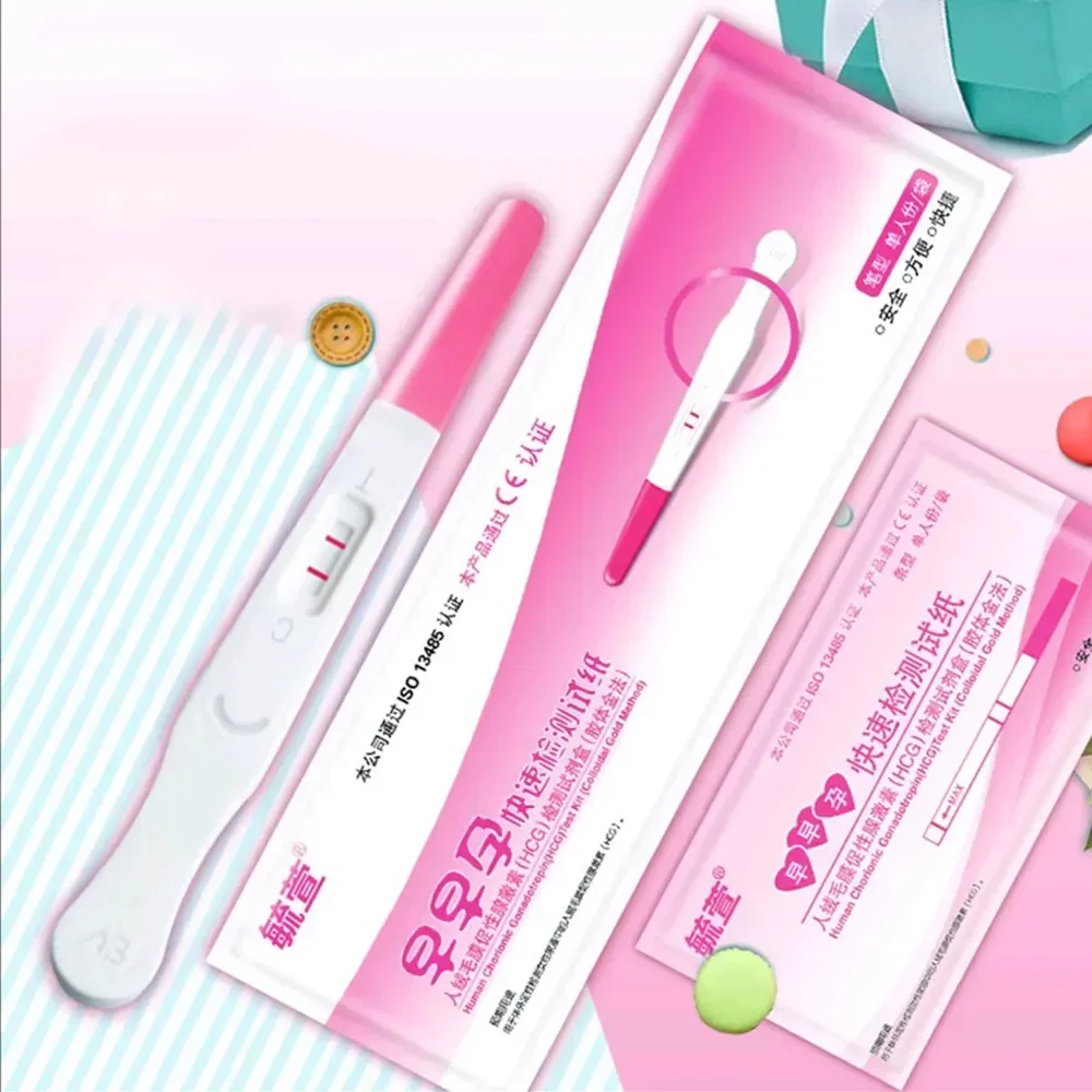 Over 99% Accuracy Female Urine Ovulation Self Test Strips Kit Predictor LH Fertility Tests Tools Early Pregnancy Test Kit HCG