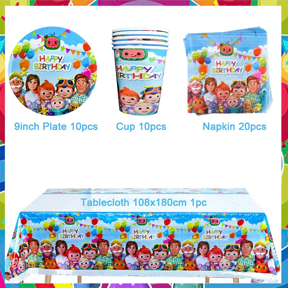 JJ Kinder-Geburtstags-Themenparty-Hintergrund, Familien-Animations-Dekoration, Grüne Wassermelone, Jungen-Kuchentisch-Deko, Baby-Zubehör, Foto-Banner – Detail 8