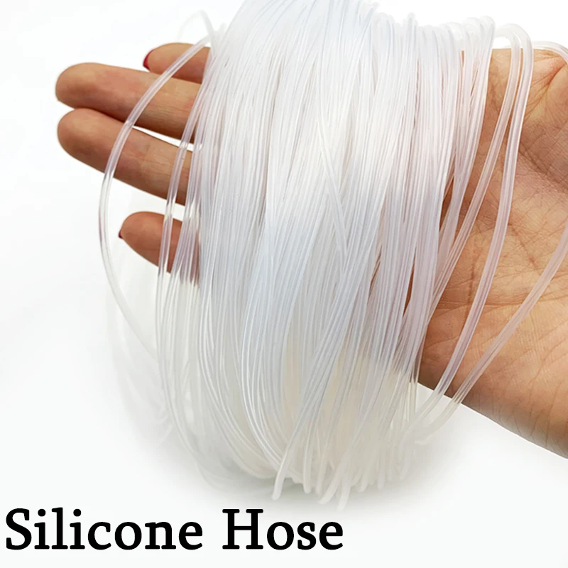 

5M/10M Transparent Silicone Soft Hoses High Quality Water pump Flexible Tube 0.5 0.8 1 1.5 1.6 1.7 2 2.5 3 3.5 4mm Inner Diamet