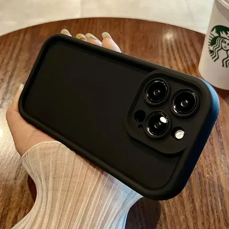 

Luxury Soft Candy Liquid Silicone Phone Case For iPhone 15 14 13 12 11 Pro X XR XS Max 7 8 Plus Shockproof Bumper Cases Cover