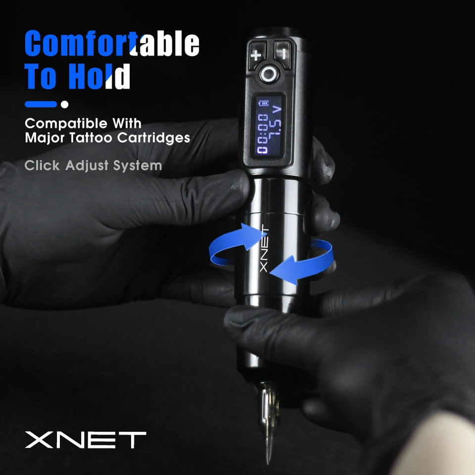 XNET Wireless　tattoo machine set Xnet Elite Professional Wireless Tattoo Machine Kit Rotary