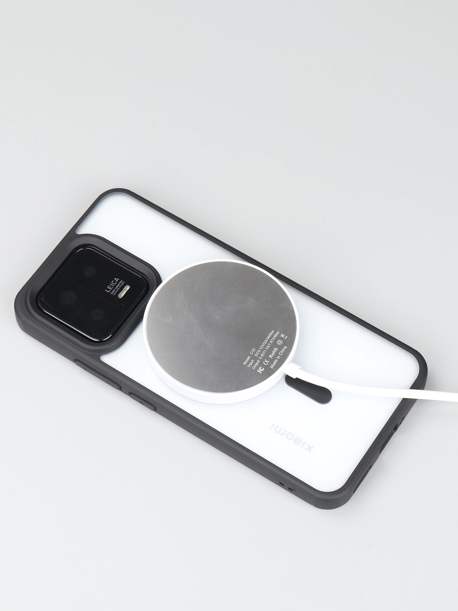 磁気ケースシャオ mi 13 プロ耐衝撃 Magsafe ワイヤレス充電クリア電話