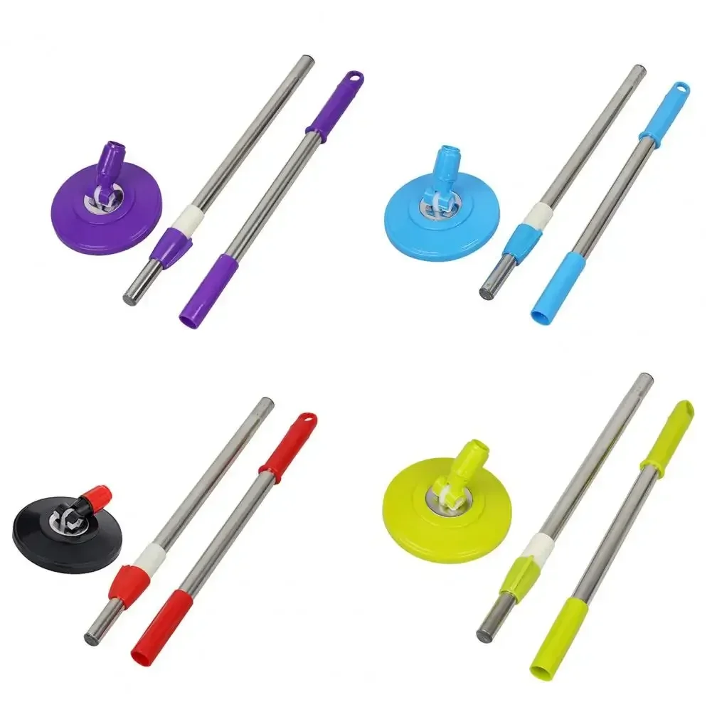 Handheld Mop 1 Set Mop Rod Hangable Built-in Spiral Shaft Easy to Install Spin Mop Pole Handle Replacement Accessories Daily Use