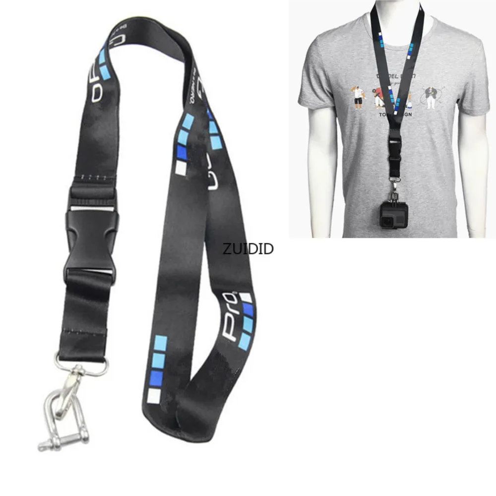 

For GoPro Hero 12 11 10 9 Detachable Lanyard Anti-lost Neck Strap For SJCAM EKEN Camera Quick Release Buckle Go Pro Accessories