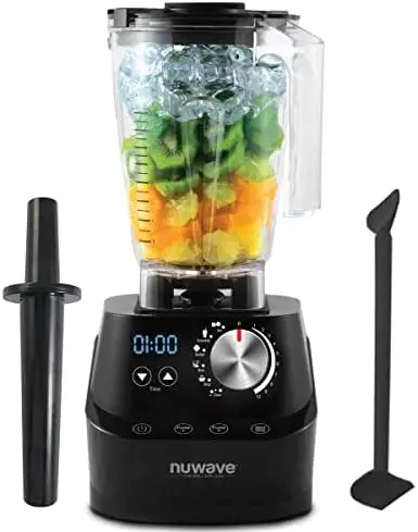 

Commercial Blender, Vacuum Smoothie Blender with 2.5HP Motor, Professional Grade, Self-Cleaning - 6 presets & 10 Speed Setti Lic