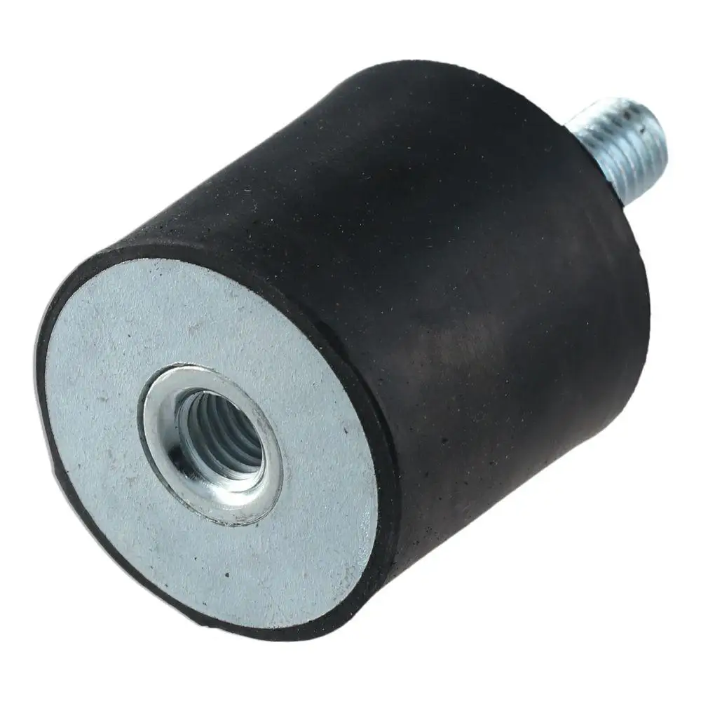 Description Picture 4 of itemPractical M6 M8 M10 Thread Rubber Mounts Black Cylindrical Shock Absorber Crash Pad Damper Water Pumps
