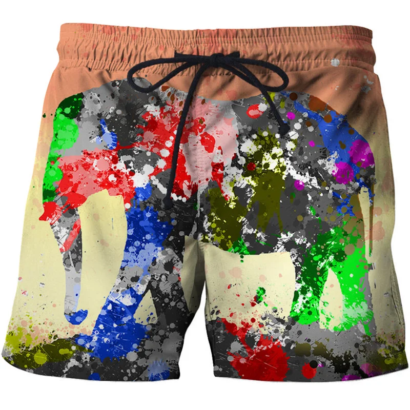 

Fantasy Painting Graphic Shorts Pants Men Summer Gym Swim Trunks Hawaii Vacation Beach Shorts 3D Printed Funny Kids y2k Swimsuit