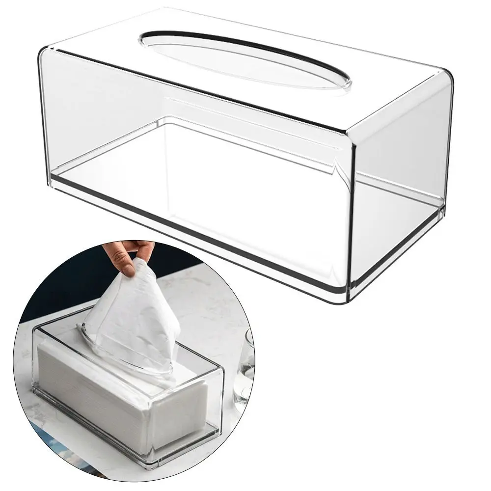 Acrylic Tissue Box Cover and Napkin Dispenser tissue dispenser,tissue box,toilet paper holder