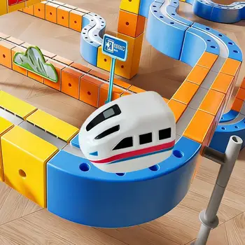 Magnetic DIY Track Car Set 1