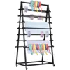 Ribbon Organizer,15 Tier Metal Vinyl Rolls Holder, Flower Store,Tie Scarf Rack Belt Towel Holder 1