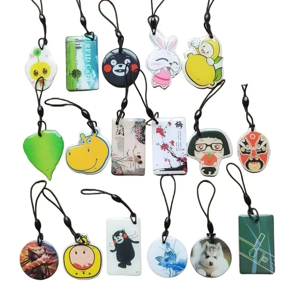 13.56MHz UID IC Rewritable Waterproof Keyfobs NFC RFID Tag Card Changeable S50 Access Control