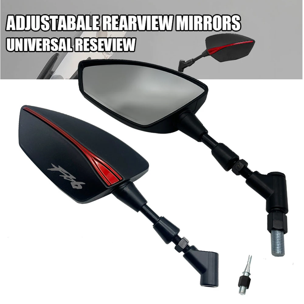 Yamaha Fz6 Coppia Specchietti Moto Chaft JENSON In Alluminio