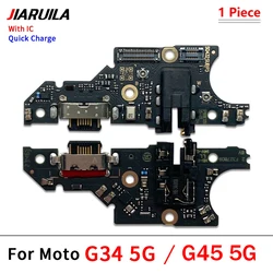 10 - Pack USB Charging Port Dock Connector Flex Cable Replacement (G45 5G)