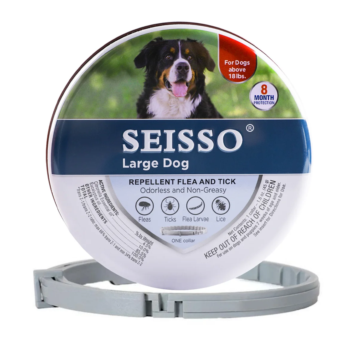 Dog Collar Pet Flea Collar Pet Collar Dog Anti Flea And Tick Collars 8Month Protection Adjustable Collar For Large Dog Puppy Cat Dogs Accessories
