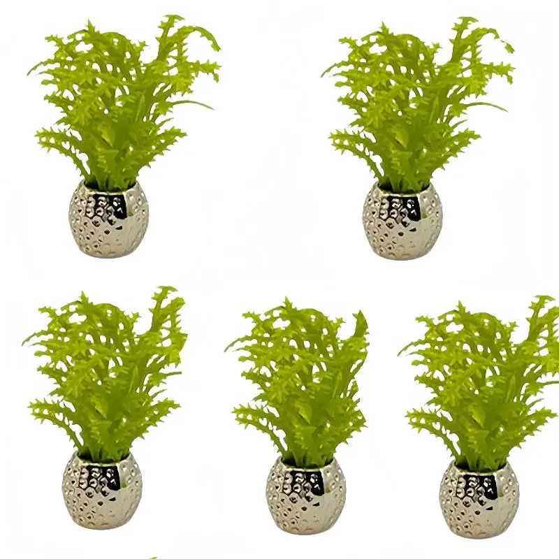 รูปสินค้า ชุดกระถางต้นไม้ตกแต่งสวน 5 ชิ้น สวยหรู DIY ได้