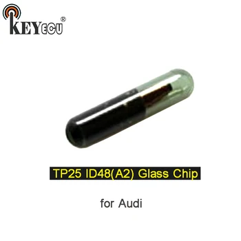 Keyforkess 1x 5x 10x 30x 50x A2 TP25 ID48 Chip di vetro Transponder chiave a distanza Chip carbonio per Audi