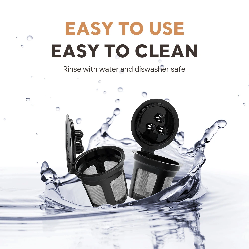 Capsula Di Caffè Riutilizzabile Riutilizzabile Herbruikbare Hervulbare Macchina Nespresso Capsula Tazze Filtranti In Plastica Cucchiaio Pennello Per N