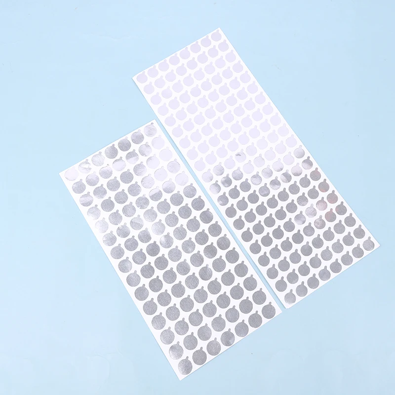 2Sheets Aluminium Foil Sealing Stickers with Handle for Cosmetics Bottle Chemical Tube Toothpaste Hose Mouth Seals Multiple Size