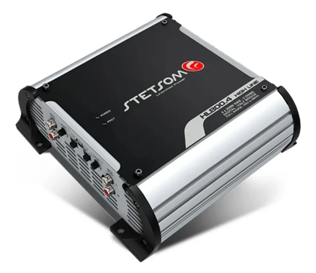 Amplificador Auto Stetsom 4 Canales Potencia 400 W Rms 2 Ohm