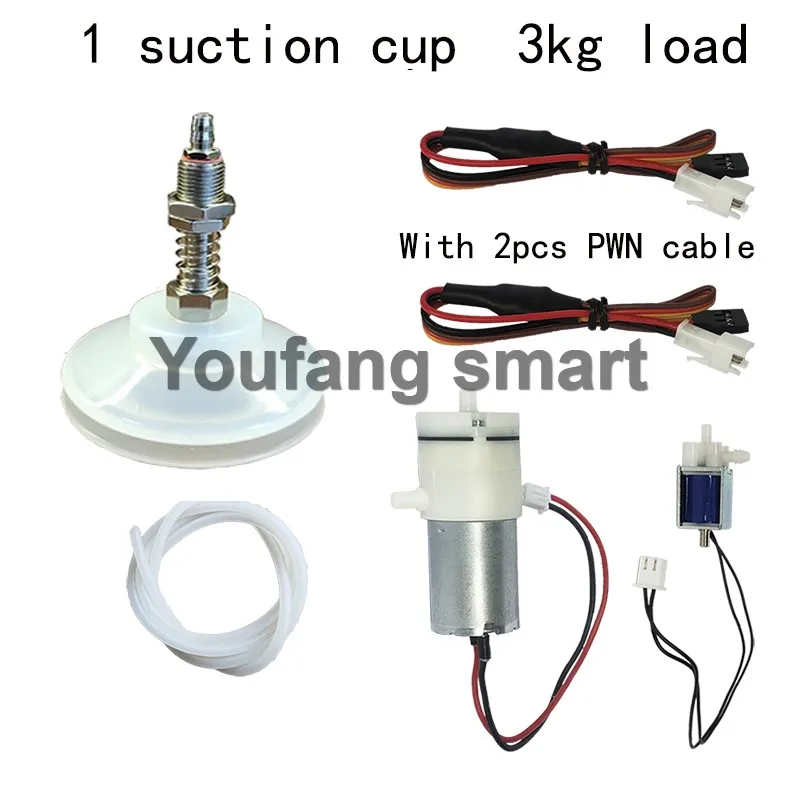 Versatile Load Air Pump Suction Cup for Robotics DIY Kit with PWM Control
