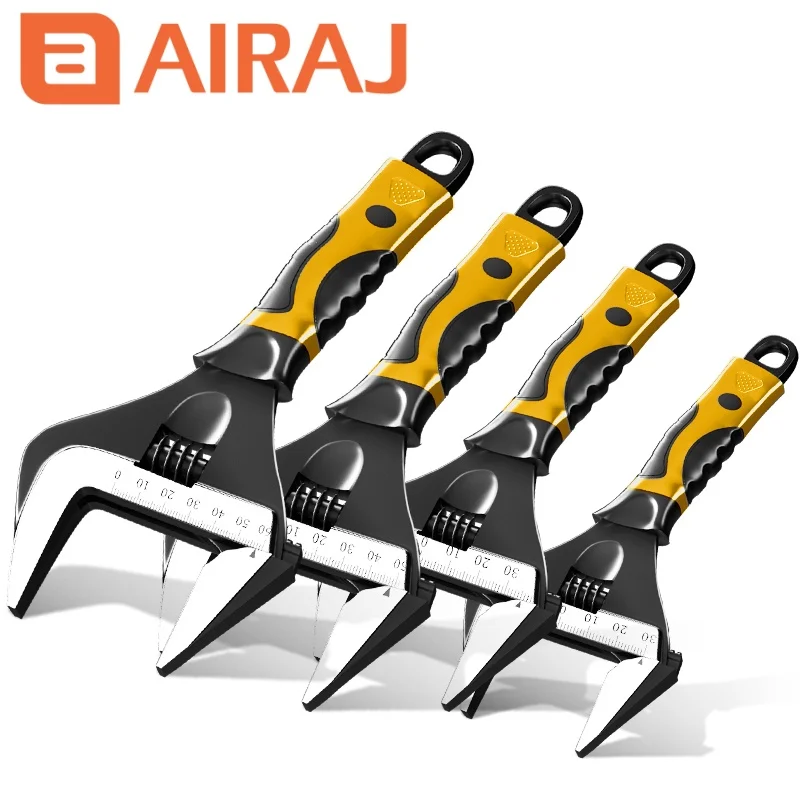 Adjustable Wrench Stainless Steel Universal Bathroom Plumbing Repair Tool