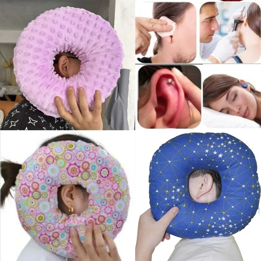 Sleep Pillow New Ear Guard Piercing Pillow for Side Sleepers Pillow with an Ear Hole for CNH and Pain Inflammation Pressure Sores