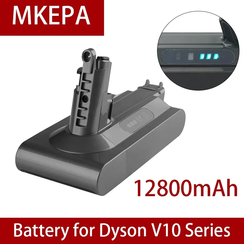 

Литиевая сменная батарея 100%, 25,2 в, 12800 мАч, используется для пылесоса Dyson Cyclone V10 absolute SV12 V10
