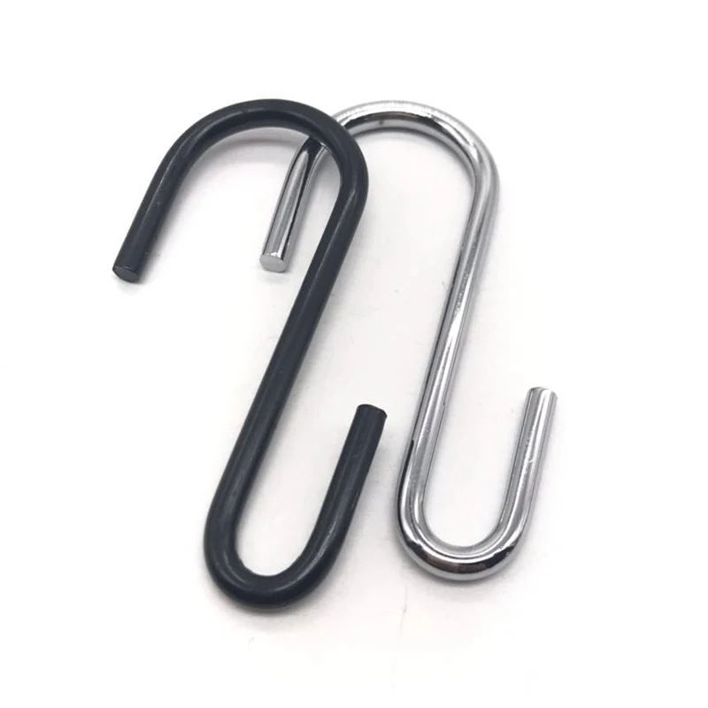 S Hook 10PCS S-Shape Hooks Kitchen Bathroom Stainless Steel Multifunctional Hanging Rack Clothes Bag Towels Plants Hanger Storage