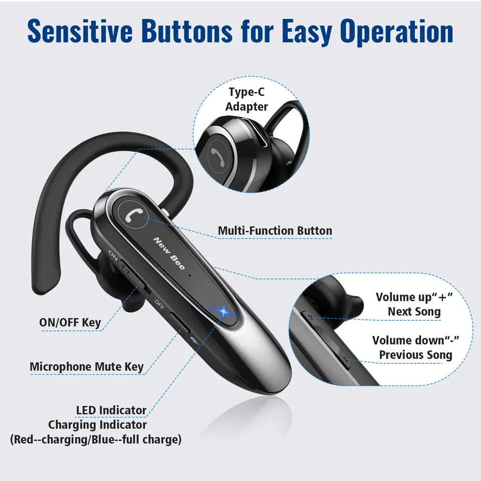 HOT Phone Calls Best Bluetooth Earphones For Music Phone