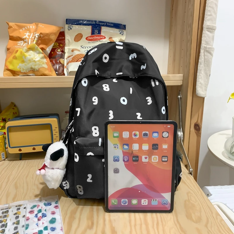 New Waterproof Nylon Women Backpack Female Travel Bag Backpacks Schoolbag for Teenage Girls Solid Color Bookbag Mochila Bookbag