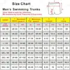 Men's Swim Jammer Athletic Practice Knee-Length Swimsuit Short Beach Tight Shorts Lycra Elastic Rash Guards Swim Trunks Swimwear 6