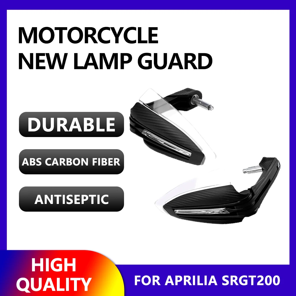 

Motorcycle Handlebar Handguards Cover with Light for Aprilia SRGT200 Waterproof Anti-fall And Windproof Protector
