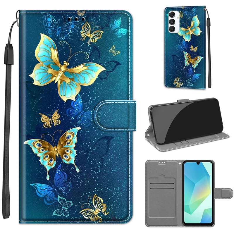 Magnetic Flip Leather Wallet Phone Case with Book Cover