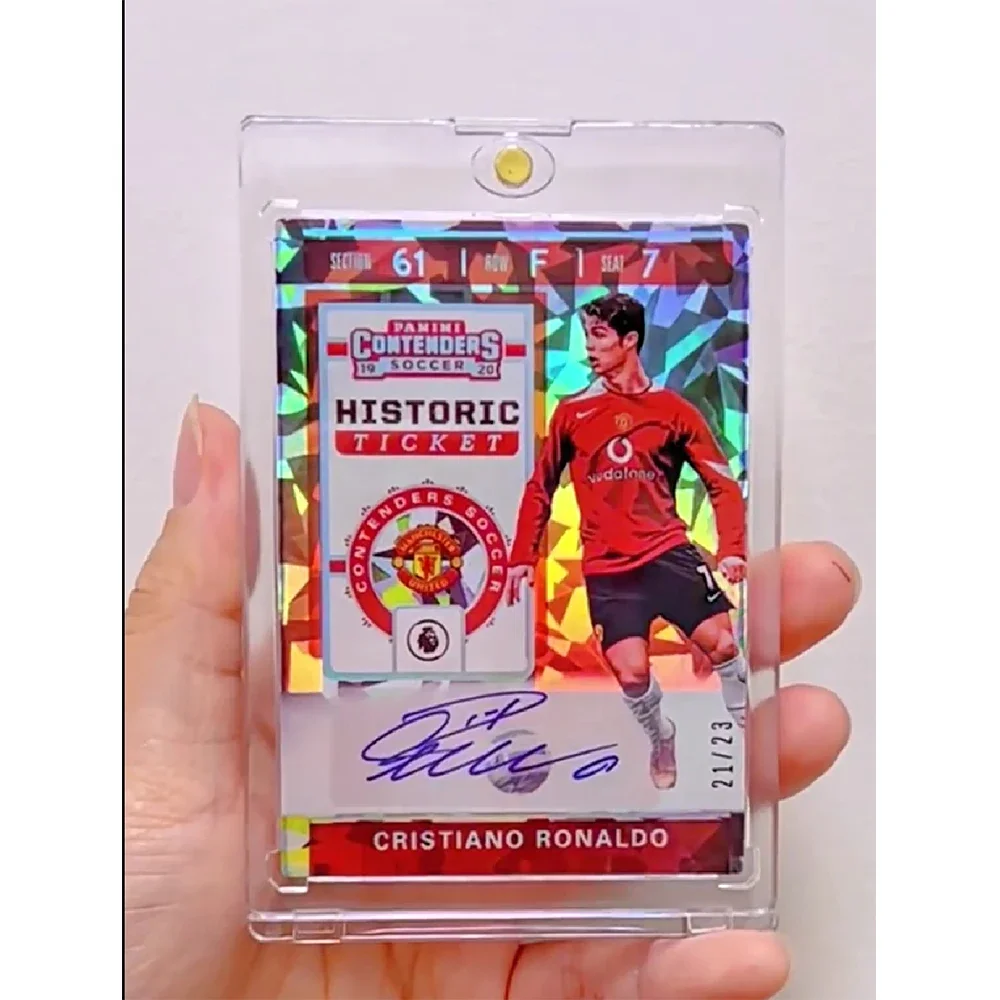 Panini DIY Cristiano Ronaldo Gold Signature Tickets homemade Boy