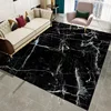 Luxury Nordic Flannel Carpets for Living Room Sofa Beside Texture Decoration Bedroom Rug Large Size Non-slip Washable Lounge Mat 1
